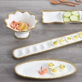 Чаша сервировочная Golden Salerno CER1714WG